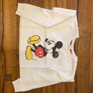 Mickey Mouse ces new cropped sweater